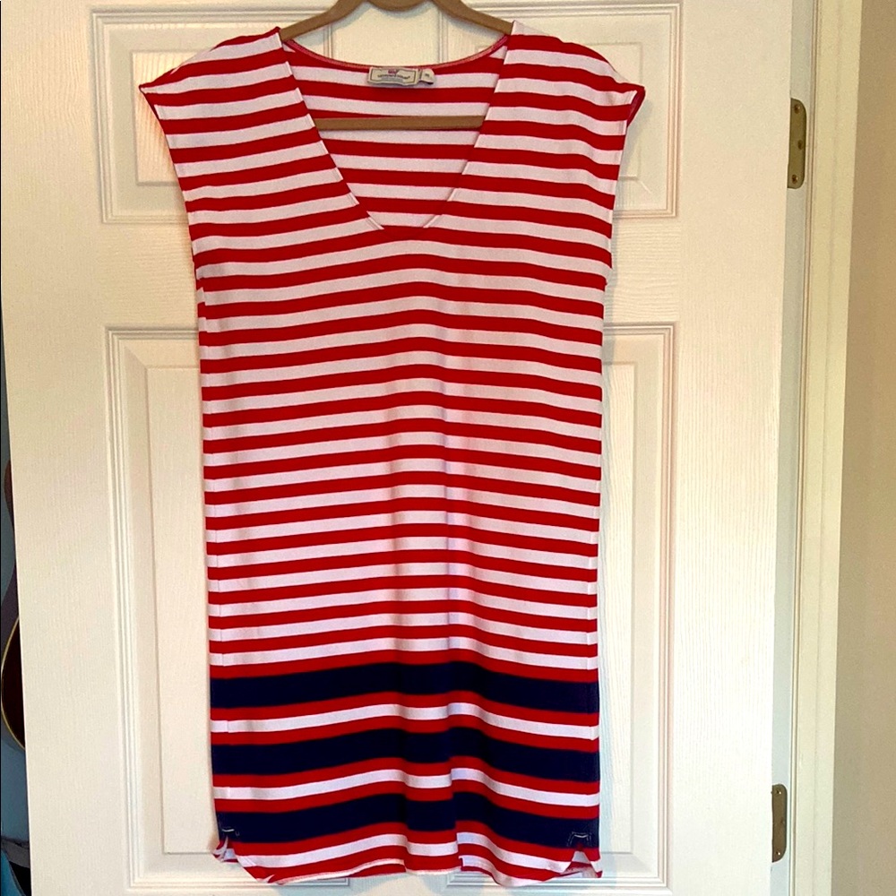 Vineyard Vines Red and White Cap Sleeve Tunic
4th of July